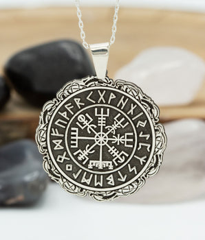 925 Sterling Silver Personalized Norse Vikings Amulet