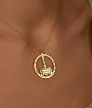 925 Sterling Silver Thor Viking Hammer Norse Pendant