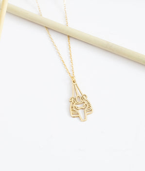 925 Sterling Silver Egypt Jewelry Sobek Necklace