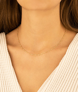 925 Sterling Silver Intermittent Bead Chain