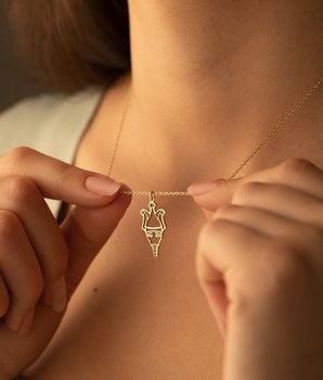 925 Sterling Silver Egypt Jewelry Osiris Necklace