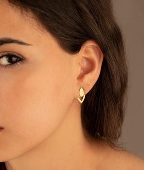 925 Sterling Silver Drop Ear Jackets Earrings