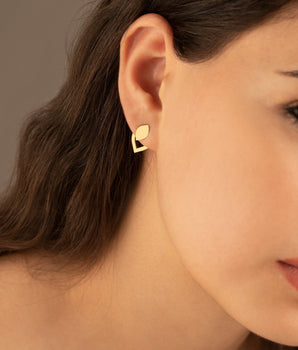 925 Sterling Silver Teardrop Ear Jackets Earrings