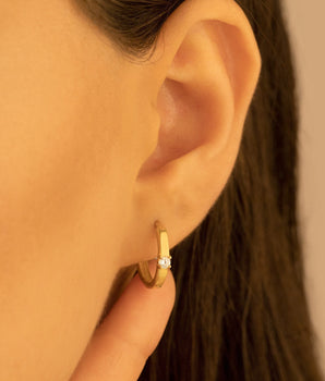 925 Sterling Silver Diamond Ring Earrings