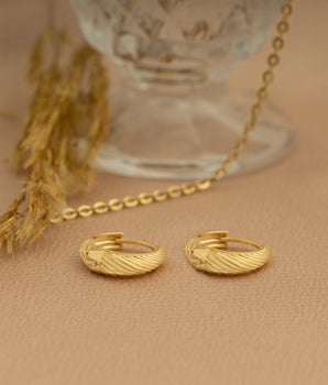 925 Sterling Silver Vintage Twisted Hoop Earrings