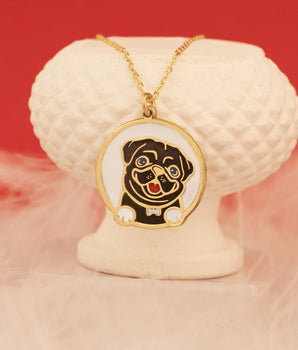 925 Sterling Silver French Bulldog Necklace