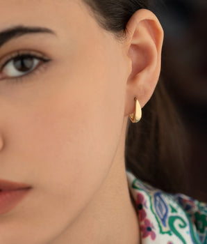 925 Sterling Silver Tear Drop Hoop Earrings