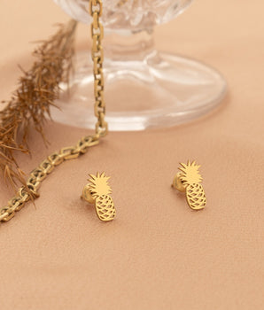 925 Sterling Silver Pineapple Earrings