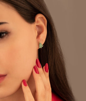 925 Sterling Silver Christmas Tree Earrings