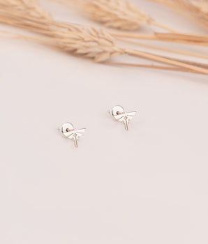 925 Sterling Silver Firefly Earrings