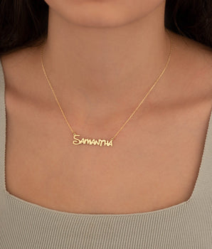 925 Sterling Silver Personalized Disney Name Necklace